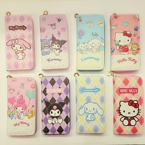 Any 2- Hello Kitty, Cinamonroll, My Melody, Kuromi, Wallet